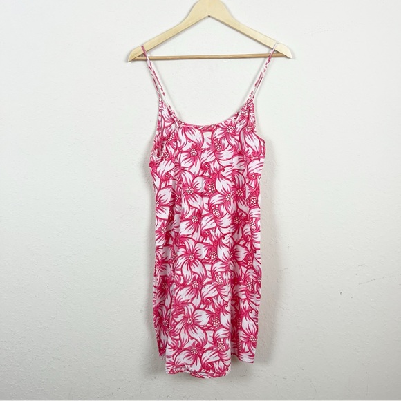 Roberta Roller Rabbit Pink Floral Mini 100% Cotton Dress Size Medium - Picture 5 of 6
